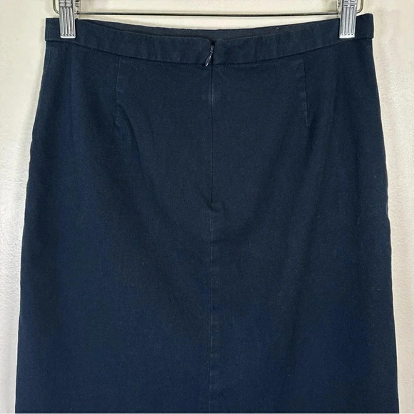 J,CREW Navy Pocket  Front Navy Skirt - Picture 9 of 11